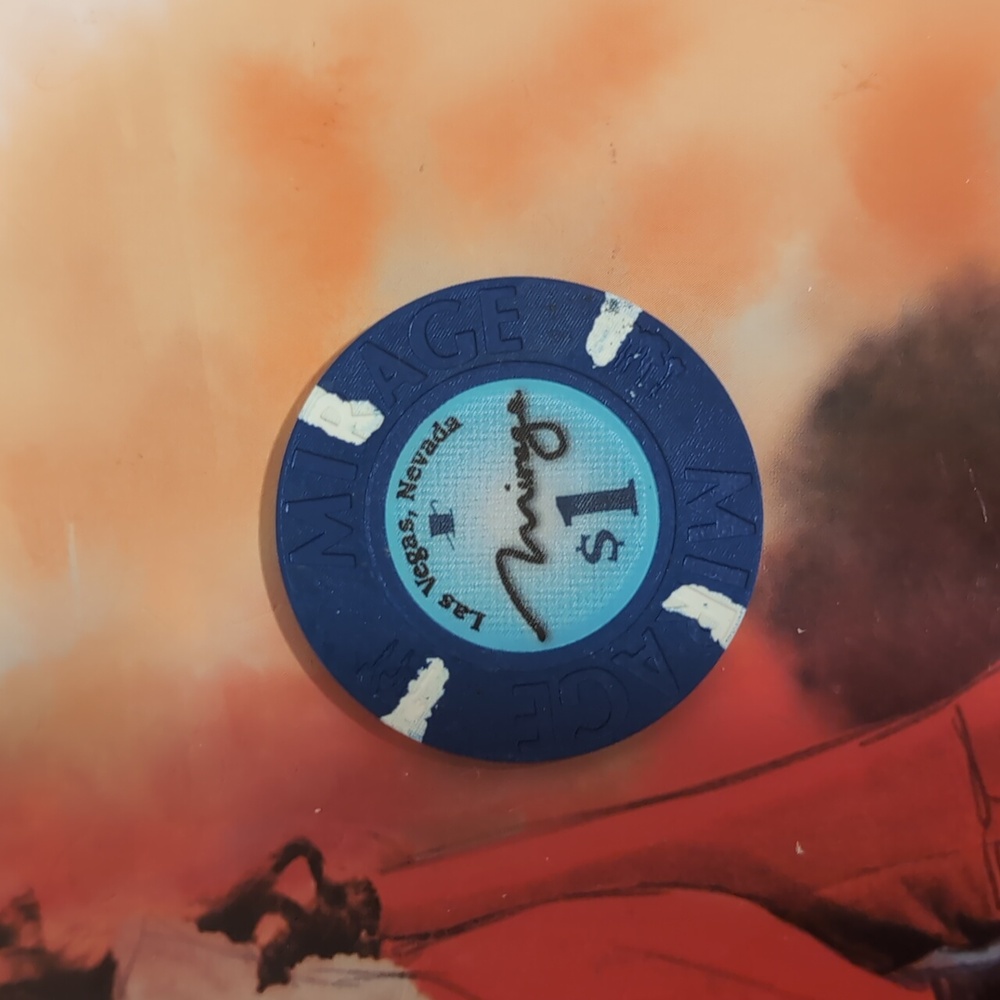 The Mirage Las Vegas Strip Nevada Hard Rock $1 One Dollar Casino Chip